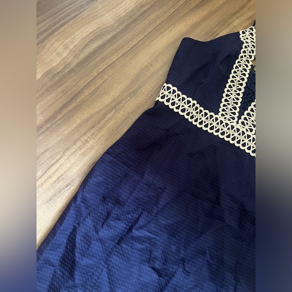 NWT Lilly Pulitzer Trista Dress in Navy - Picture 5 of 7